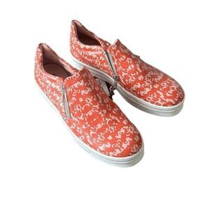 Studio Pollini Slip On Trainers Sneakers Shoes Printed Red White Size IT41/US11